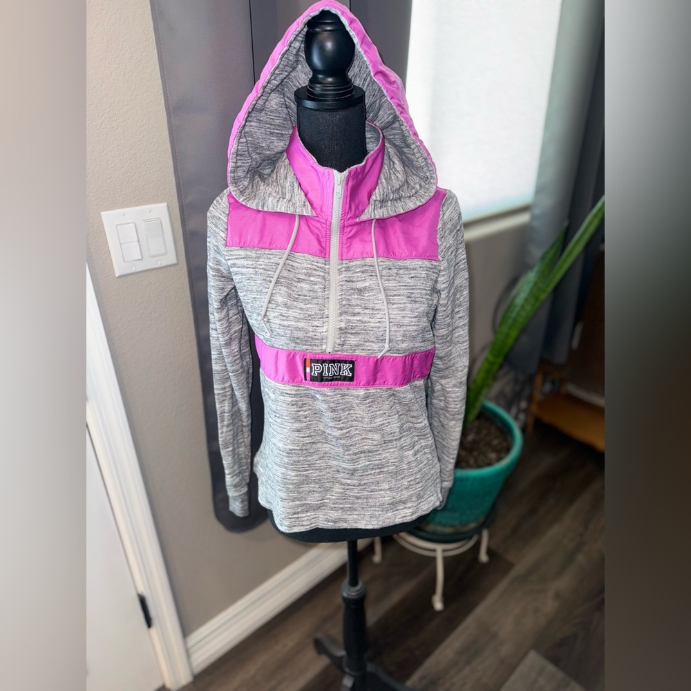Victoria Secret PINK quarter zip pull over jacket